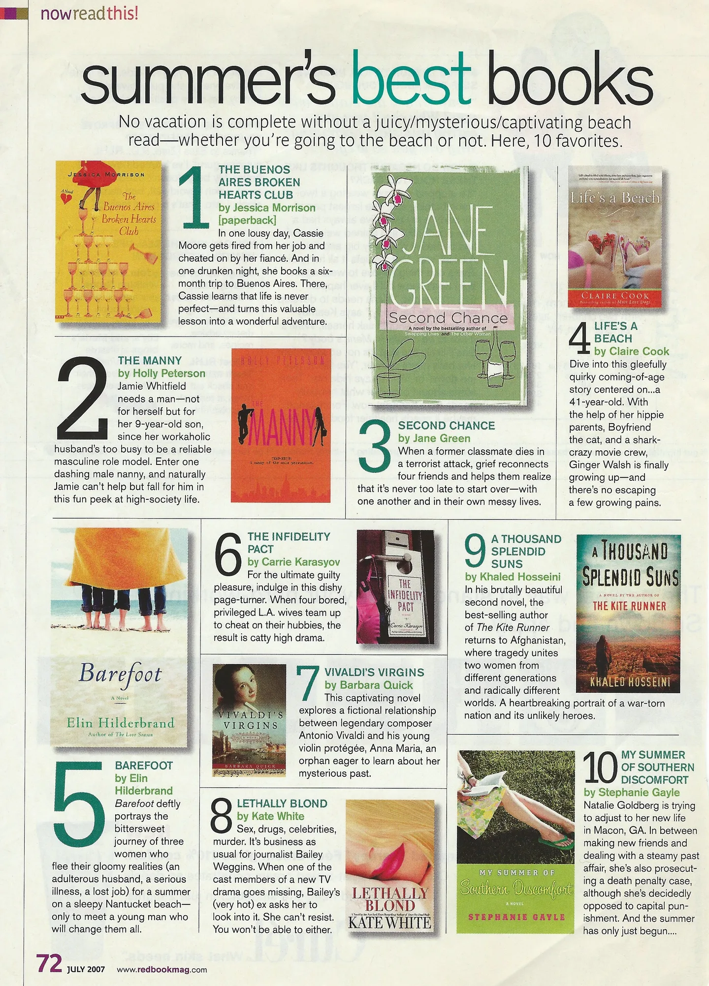 Redbook — Summer's Best Books